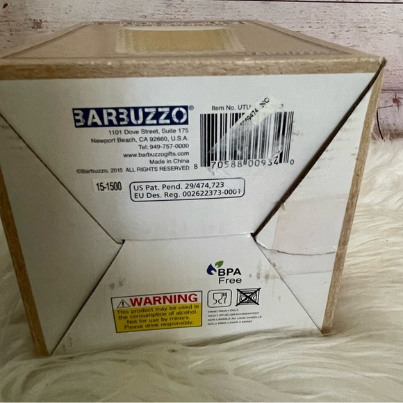 Poppin' Pint Bubble Wrap Pint Glass Pint Glass Barbuzzo New In Box Factory Seal - Picture 5 of 5